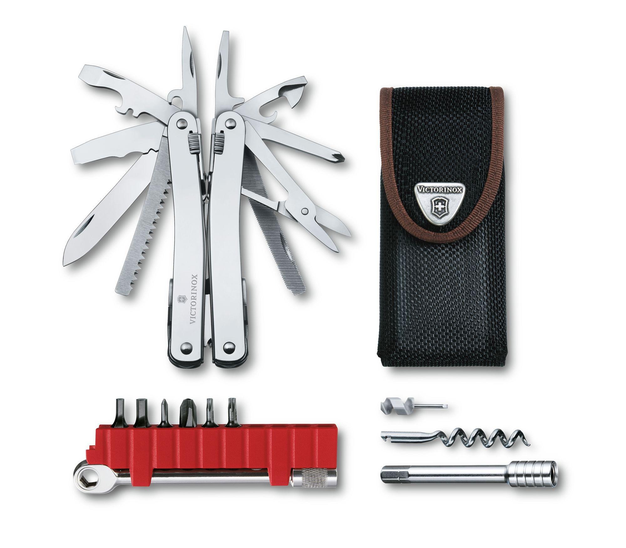 VICTORINOX ビクトリノックス スイスツールスピリットX プラス ラチェット付き 3.0236.N プライヤー付きマルチツール ステンレス ビットドライバー キャンプ フィッシング 日本正規品 保証書付属　送料無料