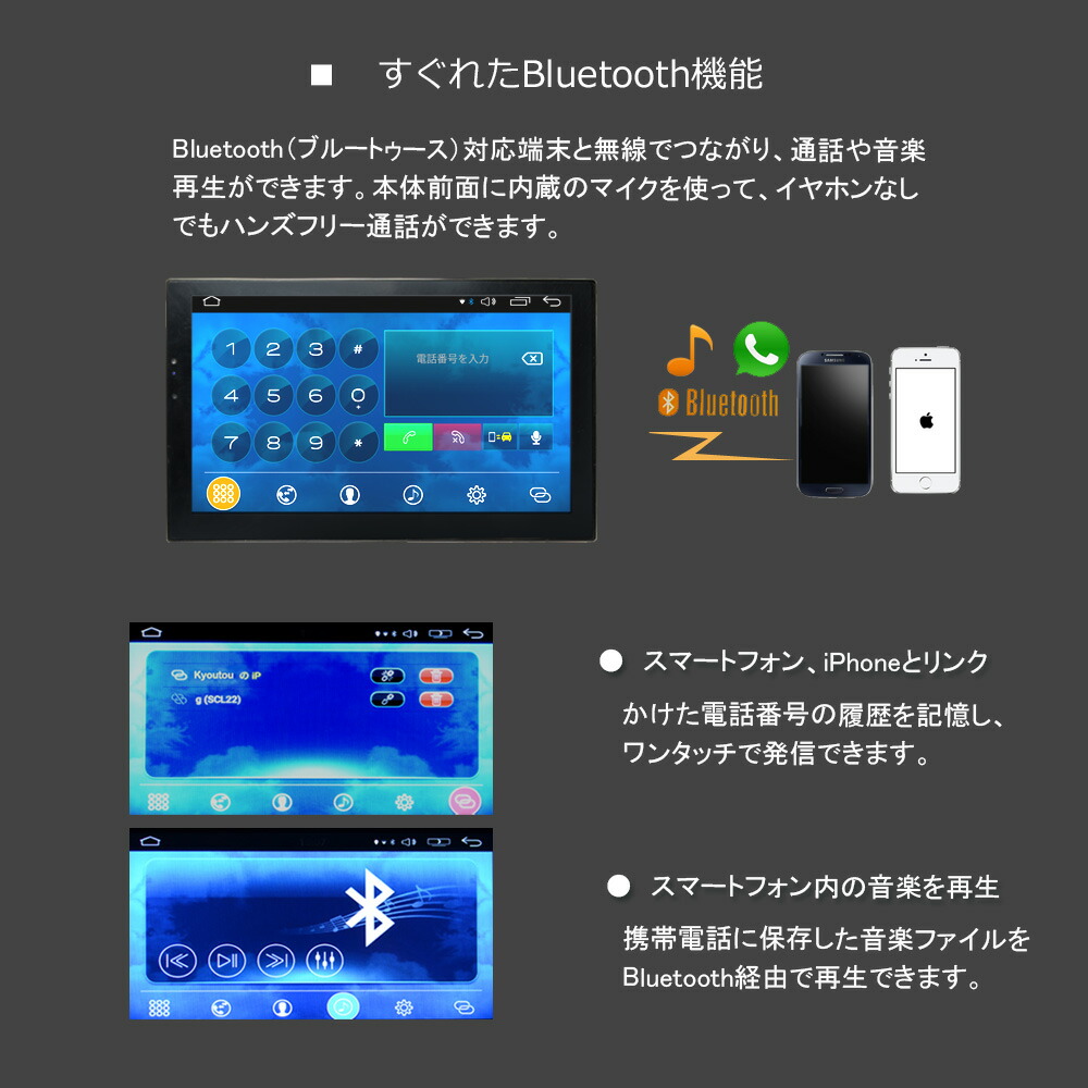 楽天市場 ９インチオンダッシュタッチパネルディスプレイ Android9 0搭載 薄型ポータブルナビ 地デジ２ｘ２フルセグ内蔵 １２ｖ ２４ｖ 送料無料 ｍａｒｕｋｏ商店 楽天市場店