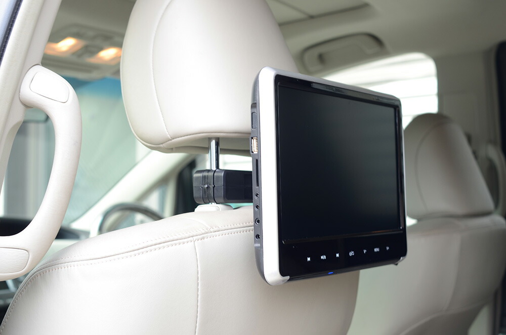 楽天市場 送料無料 １１ ６インチｄｖｄプレーヤー内蔵 ヘッドレストモニター 自動車用 ワンタッチ オンダッシュ リアモニター ブラケット付き １１ ６インチヘッドレストモニター ワンタッチリアタイプ ｄｖｄ内蔵 Usb Sd 家庭用も可能 車用 ヘッドレスト モニター