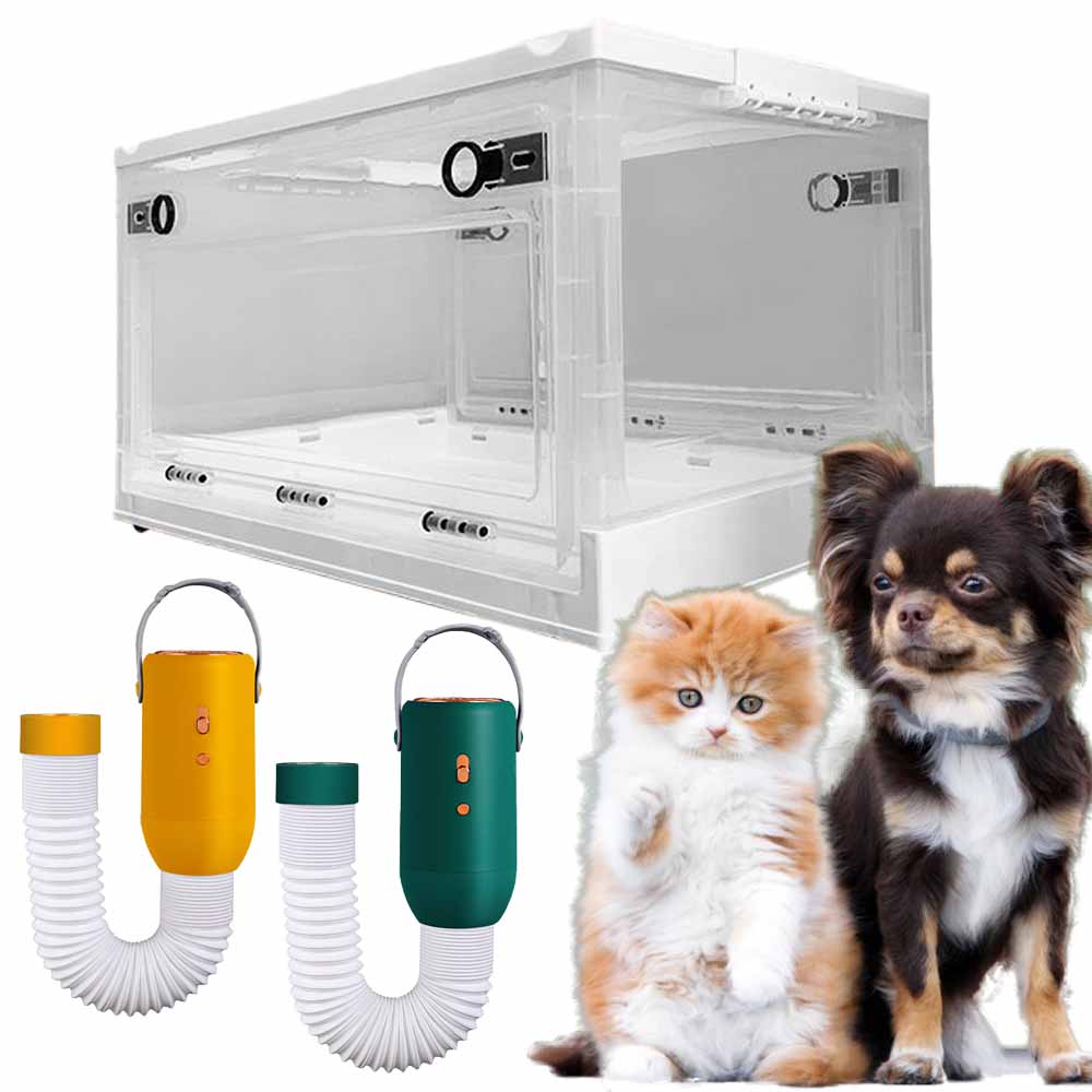 楽天市場】ペット用 ドライヤーセット 乾燥箱 30-55℃調節 1500W 犬猫