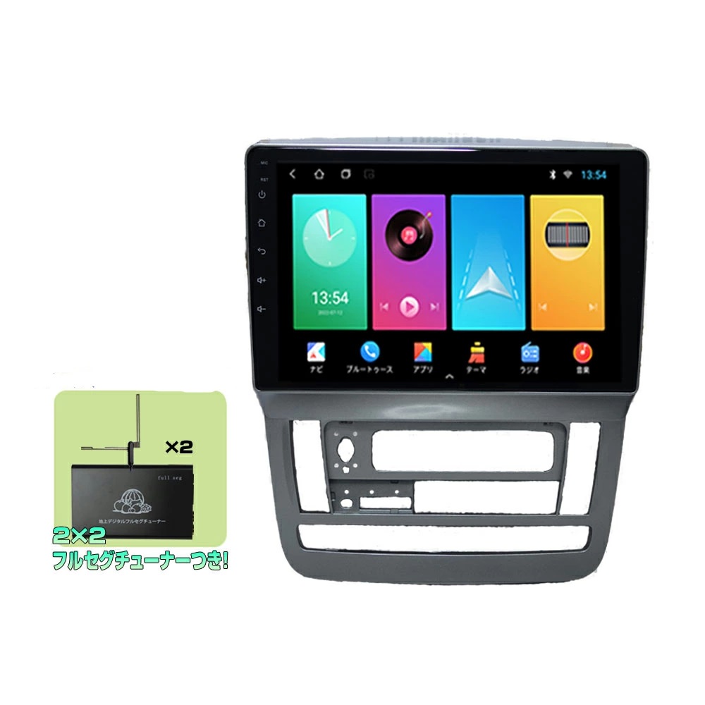 10系 アルファード 専用 パネル 前期 専用カーナビ９インチアンドロイドナビ＋地デジフルセグチューナーセット iPhone CarPlay android12 RAM2G+ROM32G アンドロイドスマホ android auto ミラリング対応 &middot;トヨタ専用配線 簡単可能 一年間保証あり｜ＭＡＲＵＫＯ商店　店