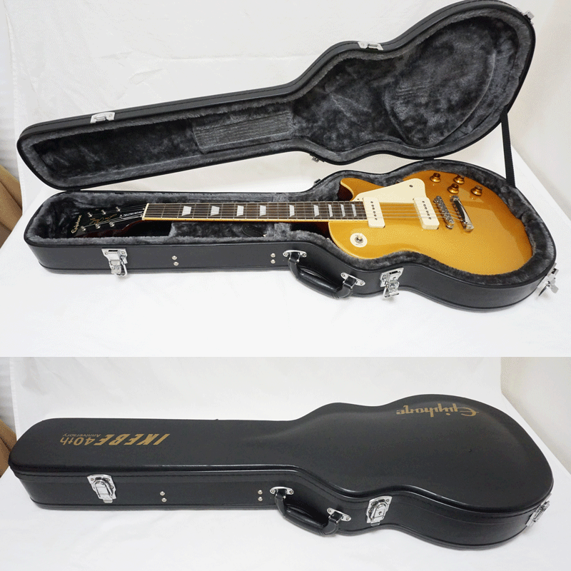 ブランドおしゃれ Epiphone エピフォン Ikebe 40th Anniversary 1956 Les Paul Gold Top レスポール ゴールドトップ 40周年記念モデル 美品 ギター セール30 Off Lanmexx Com