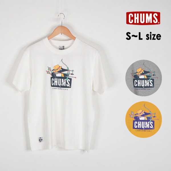 楽天市場 ﾒｰﾙ便可 チャムス Ch01 1707 Mlm アーチェリーブービーtシャツ メンズ トップス 半袖tシャツ ロゴ プリント スポーツ オリンピック アウトドア 大人 男性 Chums Oso 2s Ppd マルミヤワールド