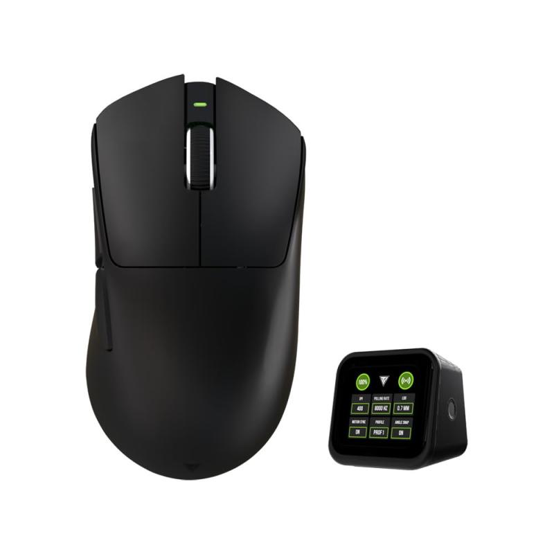 Teevolution Terra Pro Black ワイヤレス エルゴ ゲーミングマウス 8K ドングル付き センサーPAW3950 重量 49g±2g 17,937円