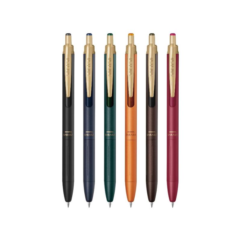 ゼブラ ジェルボールペン サラサ地びた 0.3粍 6色仕かける P-JJH57-6C-AZ 日用品雑貨・文房具・手芸-その他