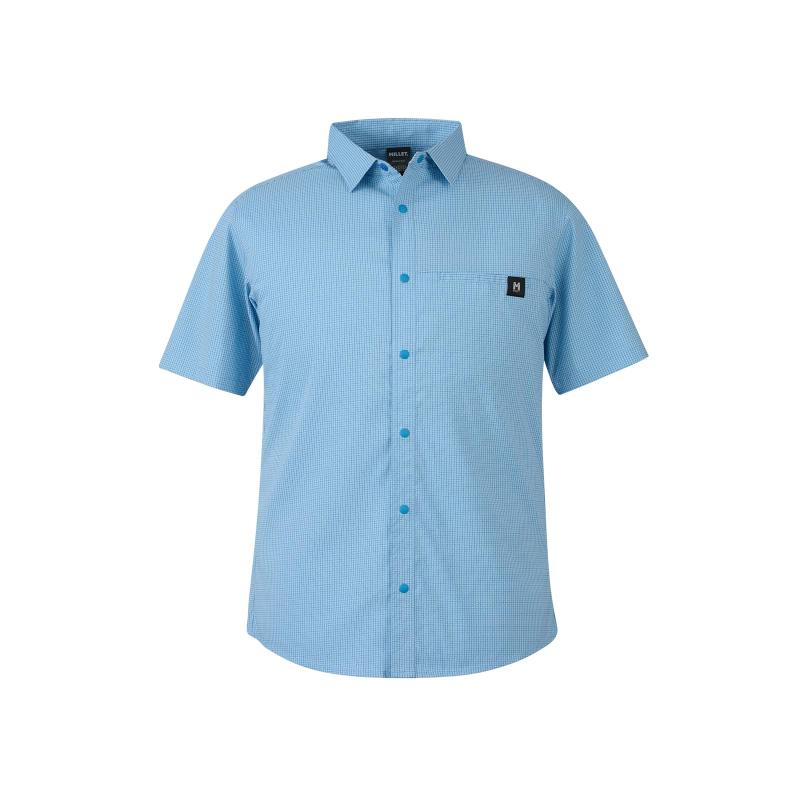 MILLET(ミレー) 登山シャツインセクト バリヤー チェックシャツ ショートスリーブ MIV03195メンズ