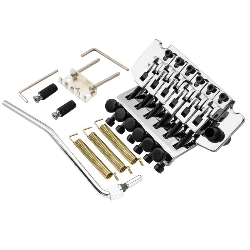Musiclily Pro BL001 弦ピッチ10.8mmトレモロユニットブリッジ 34mmブラスブロック フロイドローズタイプエレキギター用