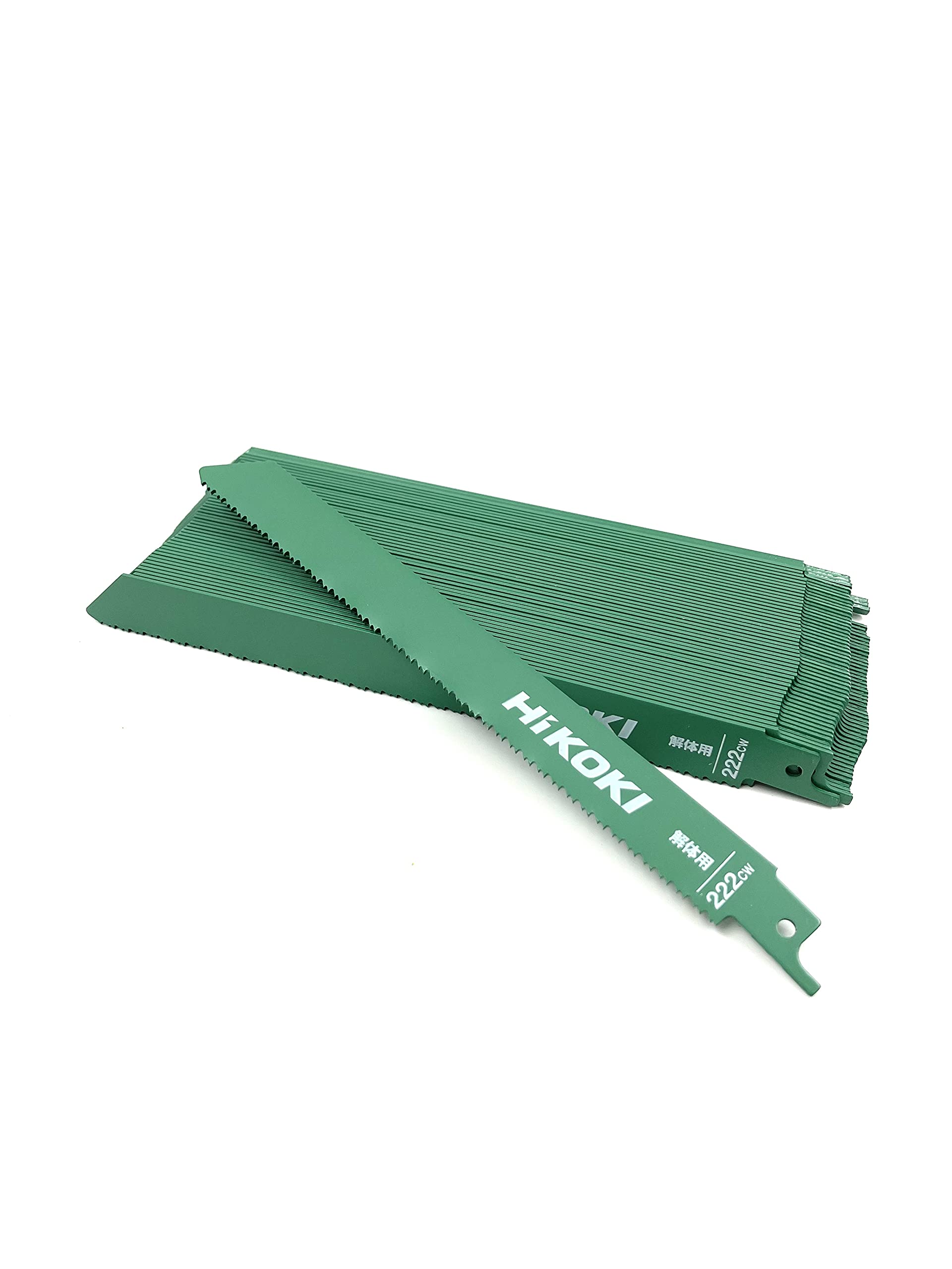 HiKOKI(ハイコーキ) 解体用 セーバーソーブレード レシプロソーブレード 全長200mm 刃厚1.3mm 山数10/14 コンビネーション刃 No.222CW 50枚入り 0000-4433｜マルミヤCP