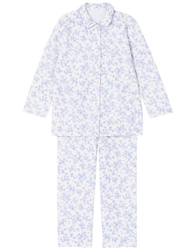[ワコール リラックス&スリープ] パジャマ 長袖 長ズボン 綿混（本体） あったか CDW489 レディース