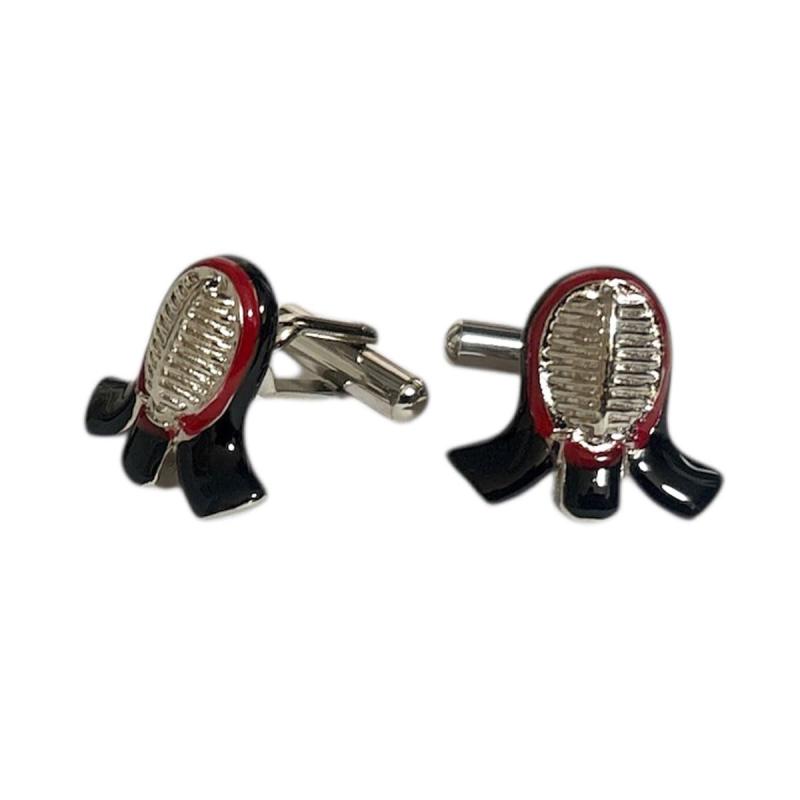 鎌倉カフス工房 剣道の面カフス an012