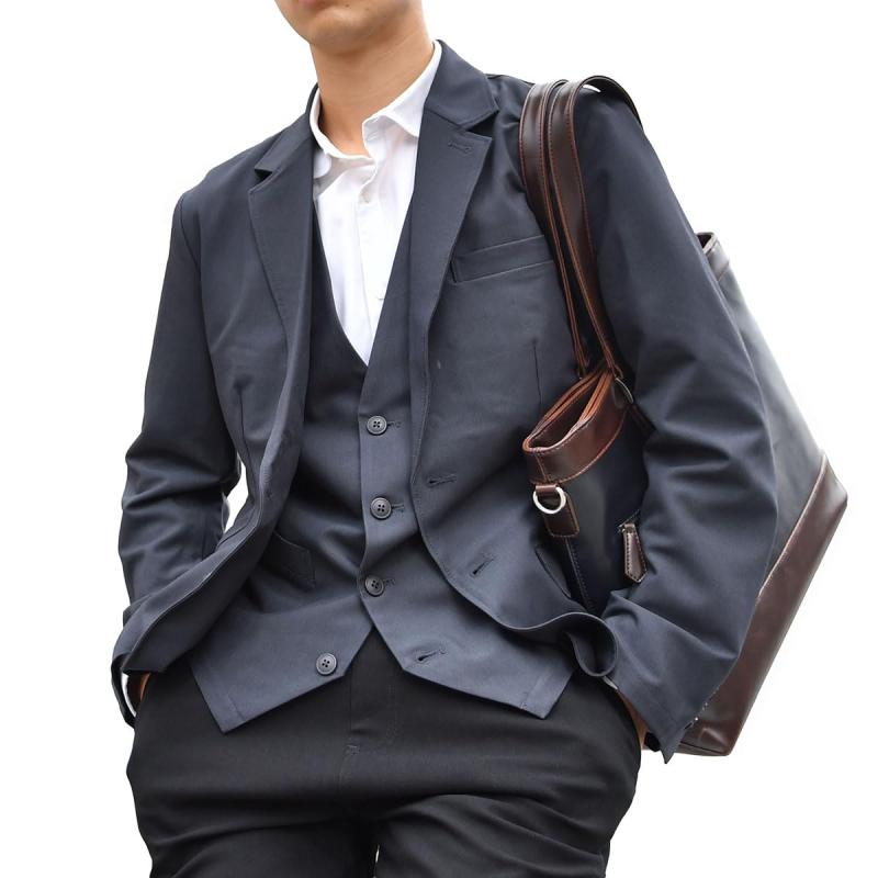 [EVOLUTION JE PENSE DONC JE SUIS] 上衣 メンズ 背広 伸縮性 好いたらしい 軽さ 3色詳しく述べる M~5L 厚地の外套 羽織 アウター 内衣嚢 伸ばすこと原材料 長袖 か細い影ぼうし 分かりやすい 商行為 心地好い 通い