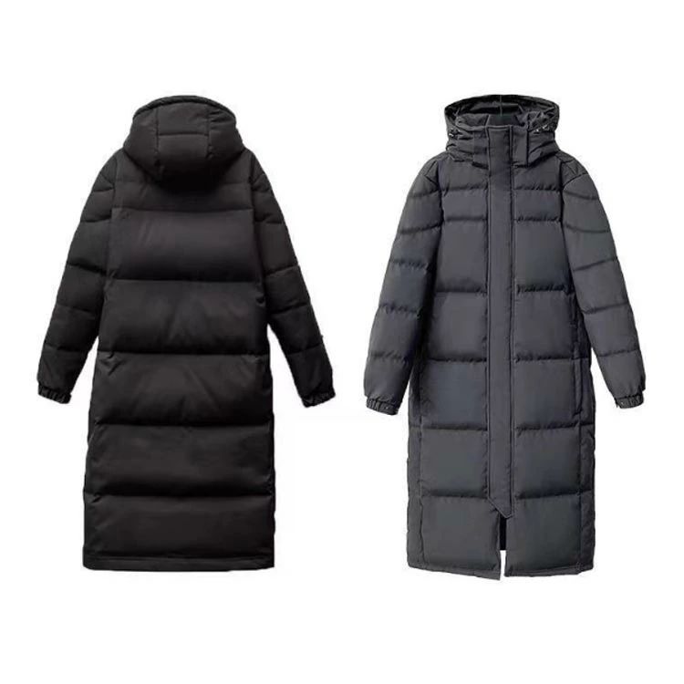 【貨物輸送無料】生あたたかい 保温性人並み外れた 膝下丈 冬服 長椅子厚地の外套 メンズ レディース 中綿厚地の外套 超ロング厚地の外套 防寒