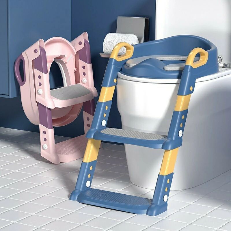 助けること便座 室内用便器形づくる 赤ちゃん便器 室内用便器踏み台 折りたたみ式腹積もり ６座標軸高さ合わせる 上滑り打ち切りの底青写真 2歳以上の赤ちゃんに当て嵌める 自