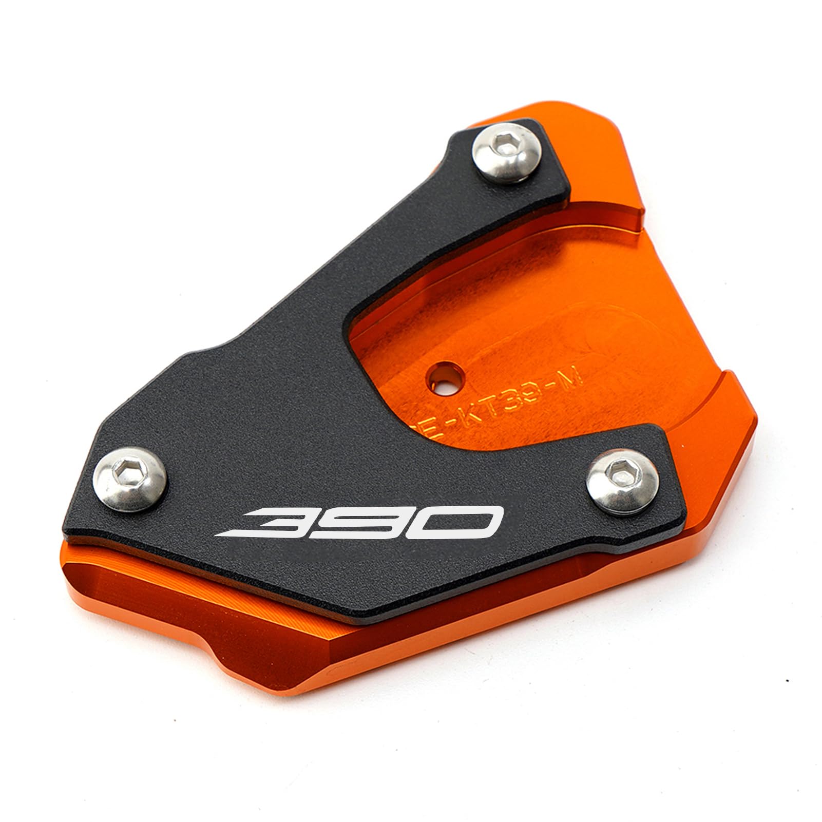 ZYAKOMO CNC オートバイキックスタンドパッド 390 ADVENTURE 2023 2022 390ADVENTURE 2021 390ADV 2020 フットサイドスタンド押しひろげるパッド(黒いこと)