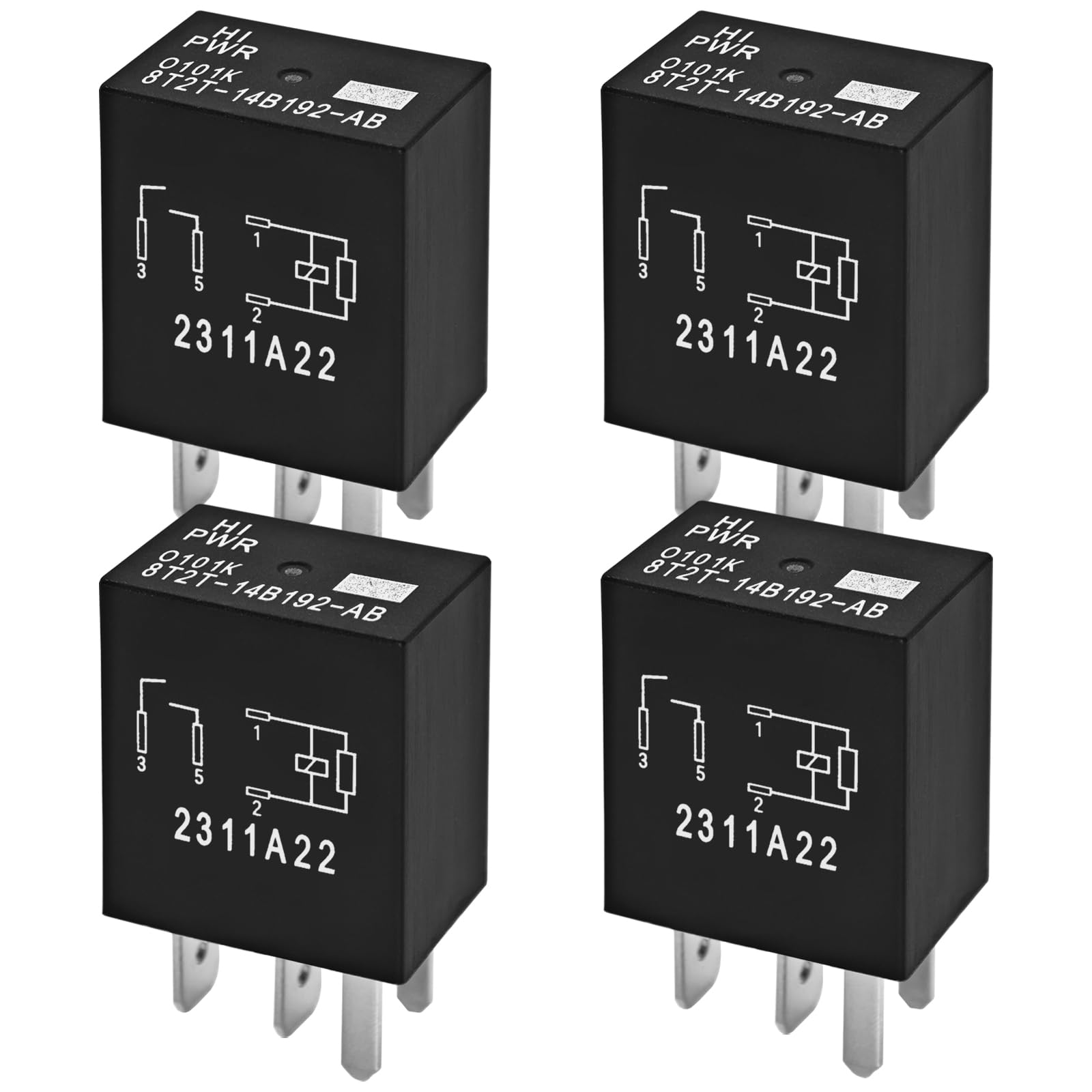 リレー 8T2T-14B192-AB 4個。