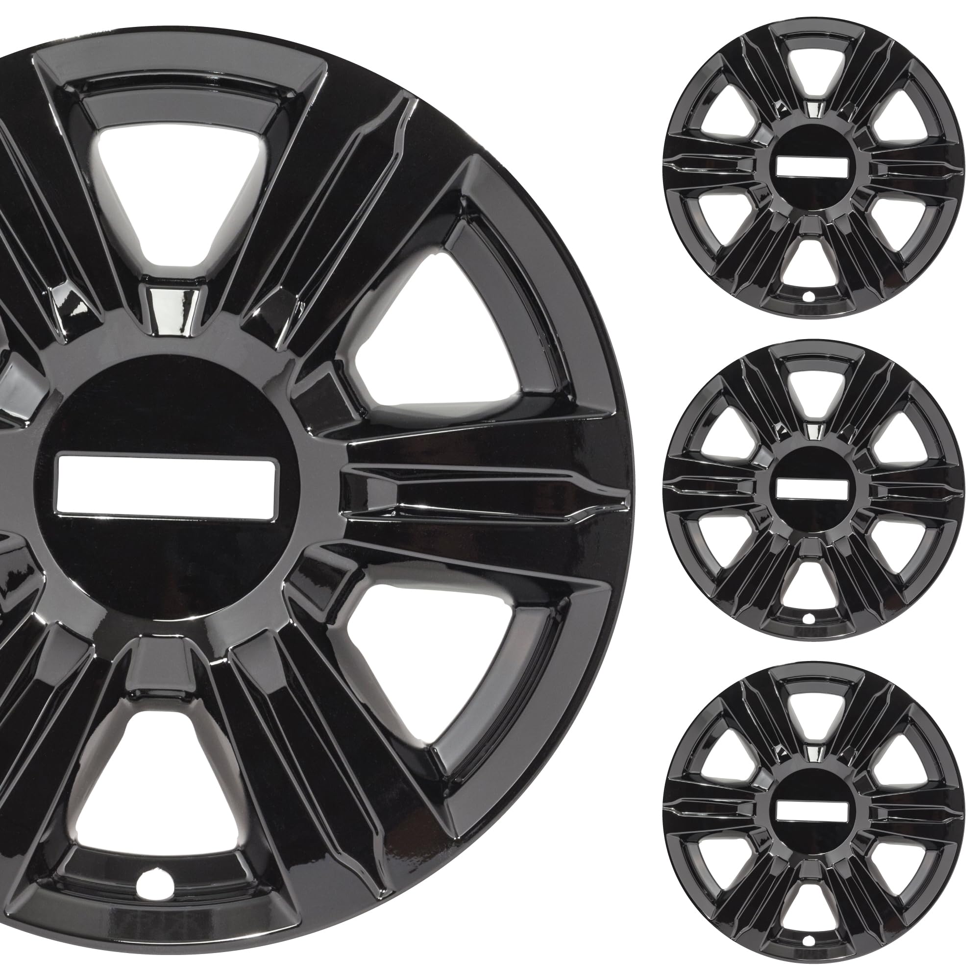 PACRIM 17インチ クロムホイールスキンセット GMCテレイン(14-16)用 | 耐久性のあるABSプラスチックカバー - OEMホイールに直接フィット