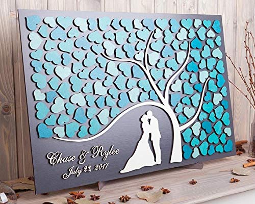 パーソナライズ 御客さん書き付け 3D オルタナティブ 華燭の典飾りつけ 御客さん書き付け 特殊な木製天然木オブ生命現象 華燭の典差し上げ物