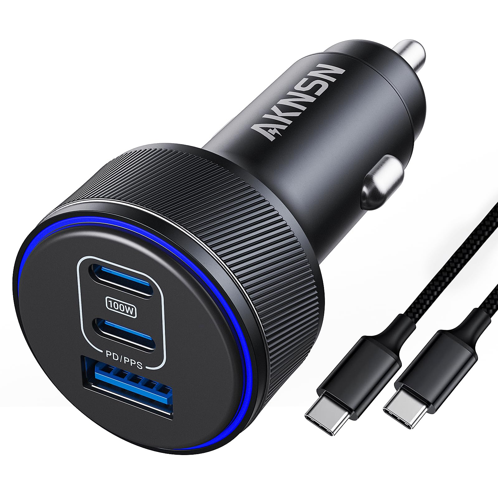 USB-C カーチャージャー iPhone 16、167.5W Max 3ポート Type C 高速充電、iPhone 16/15/14/13、Samsung S24/S23/S22、Pixel、iPad Air、AirPods、Android用充電アダプター 23,136円