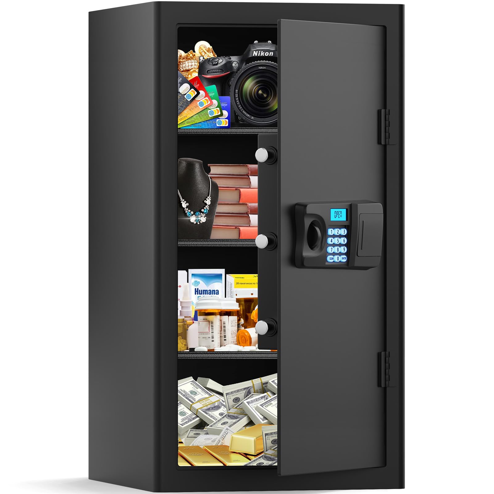 楽天市場】セントリー 電子ロック耐火保管庫 W0809 ファイアーセーフ