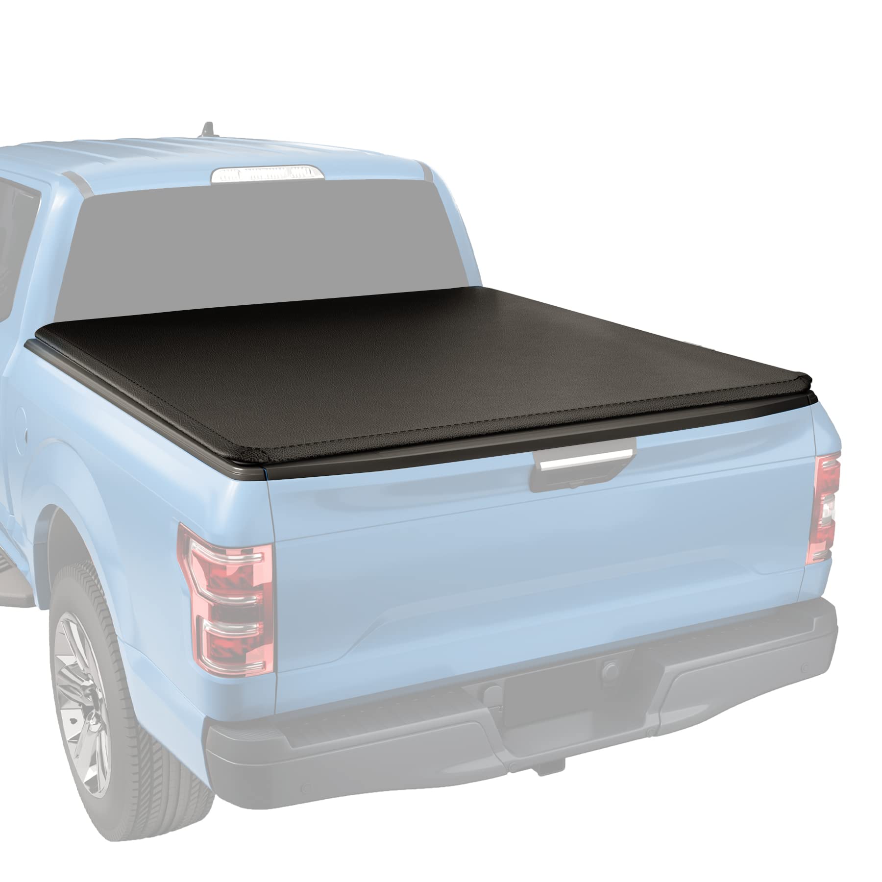 ソフトロールアップトラックベッドトノカバー 交換用 2007-2022 シボレー シルバラード GMC シエラ 5.8フィート 防水 トノーカバー トップマウントアセンブリ LEDランプ ベッドトノーカバー｜いいものばかり