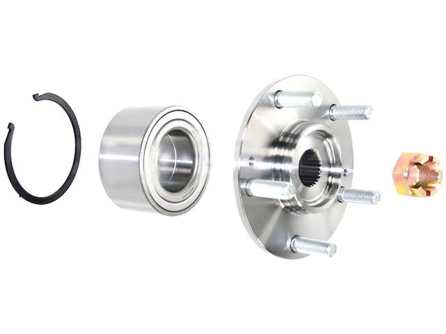 フロントホイールハブベアリング修理キット - 2012-2015 ヒュンダイ エラントラ 1.8L 4-シリンダーと互換性があります(2/20/20/2012から適合)|いいものばかり