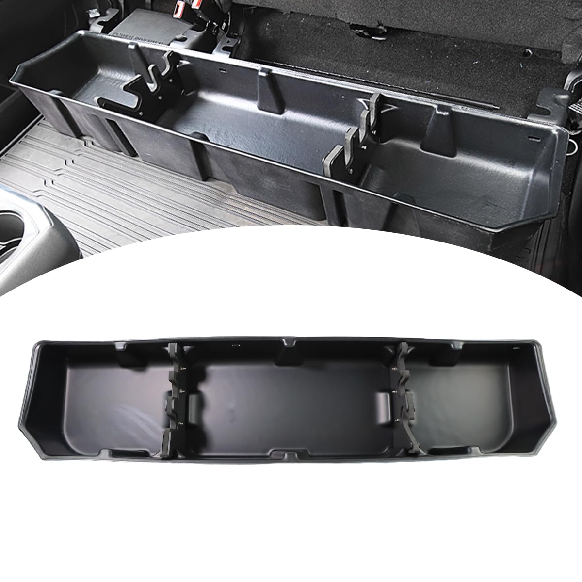 Liouedf シート下収納カスタム 2015-2024 Raptor F150対応 アップグレードされた取り外し可能な後部座席下オーガナイザー 滑り止め (個別シートツールボックス拡張1個) 47,656円
