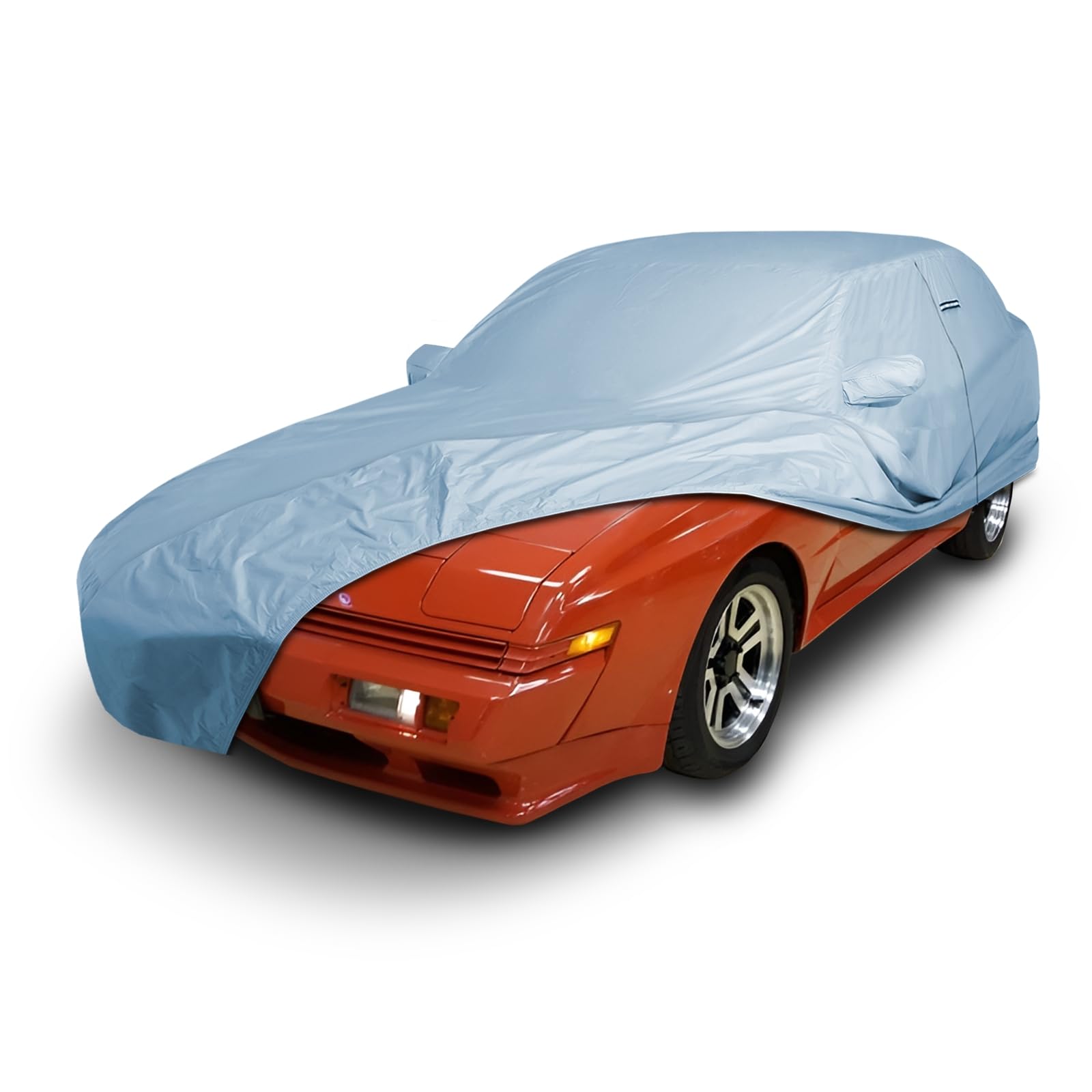 r適合:[Chrysler Conquest TSI] 1987-1989 プレミアムフルカーカバー 防水 全天候対応 カスタム 屋外 屋内 太陽 雪 嵐 保護 フォームフィット パッド付きカバー ストラップ付き｜いいものばかり