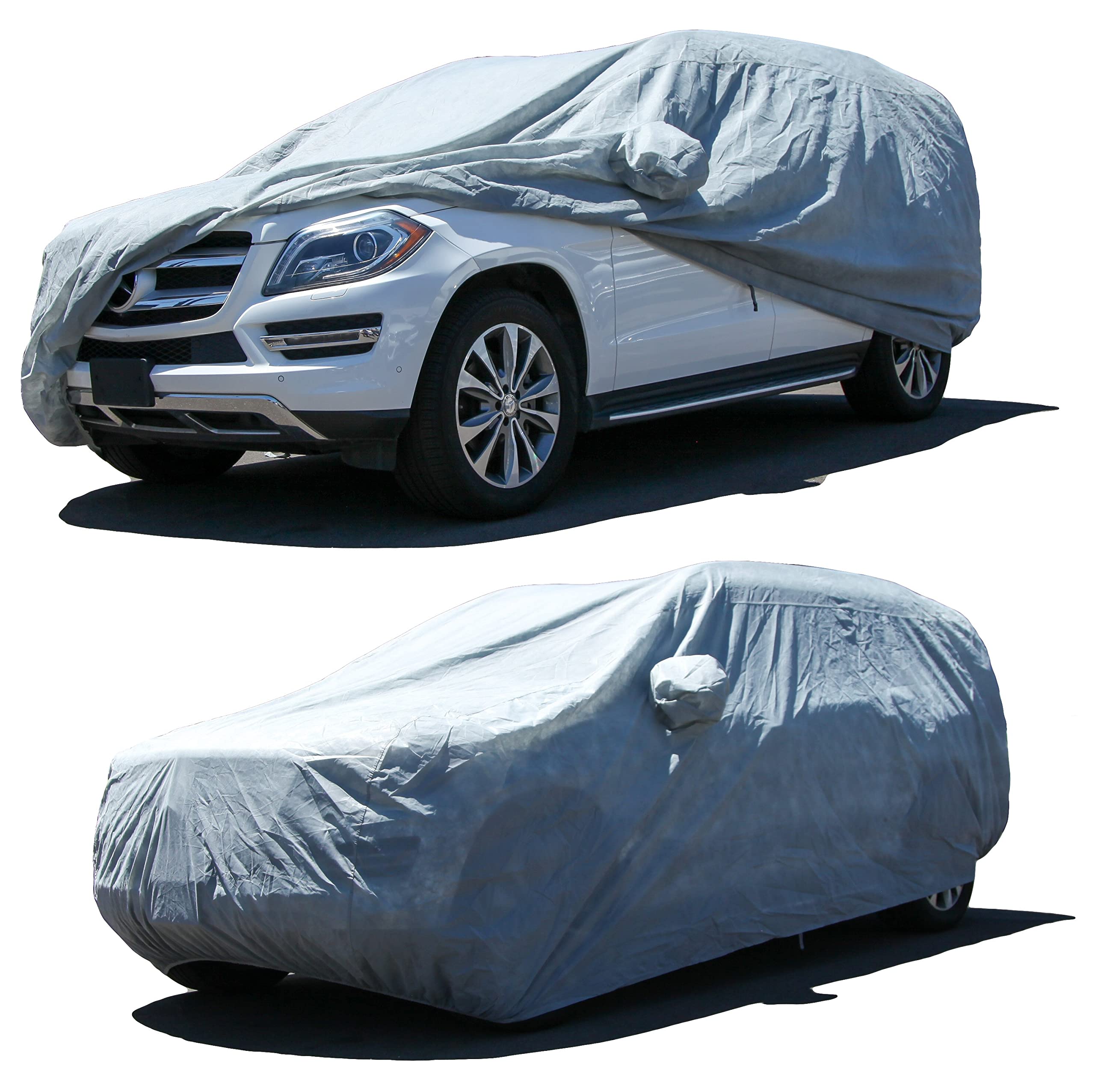 カーカバー 適合車種 2007 2008 2009 2010 2011 2012 2013 2014 2015 Mercedes-Benz GL450 GL550 XTREMECOVERPRO ゴールドシリーズ グレー