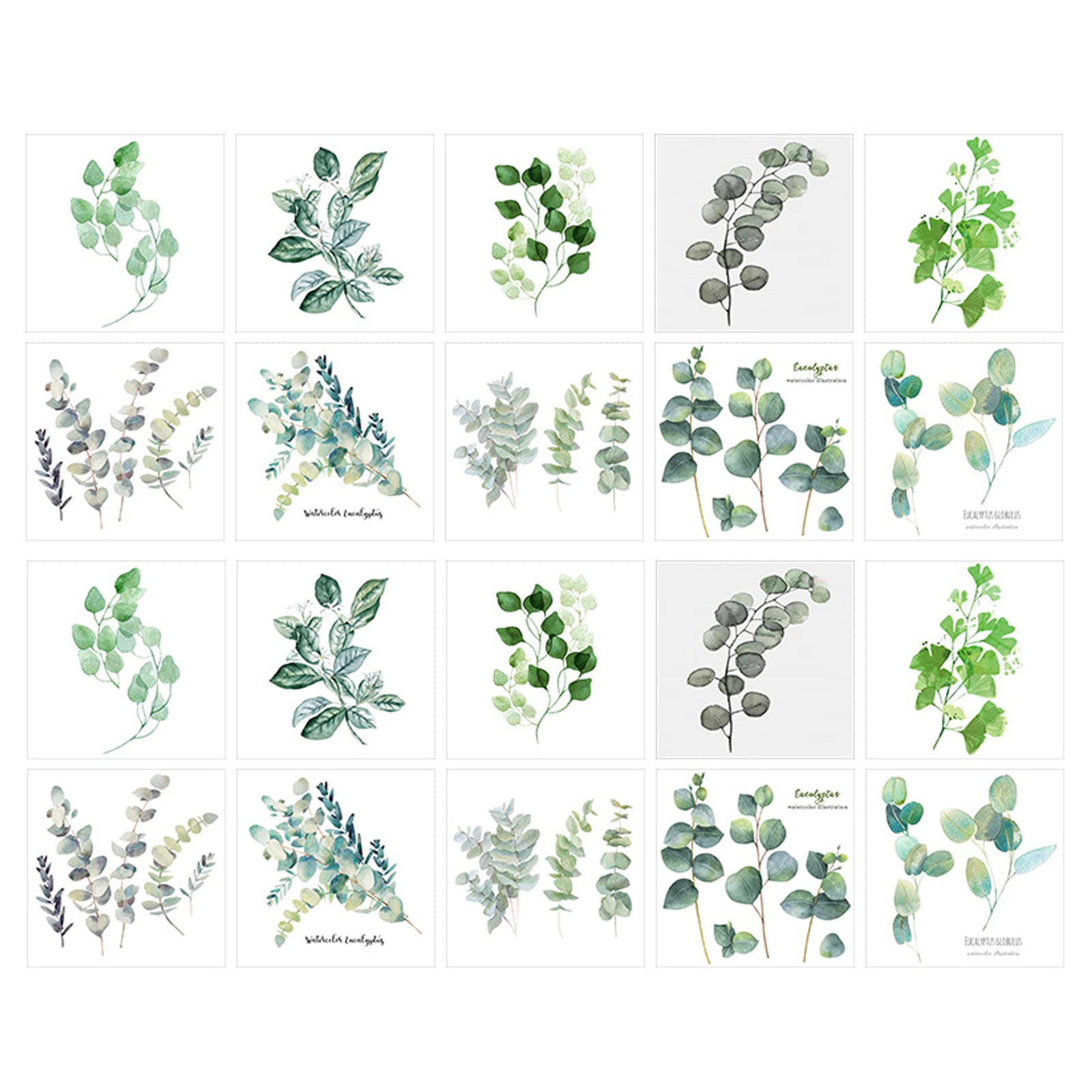 モザイクタイルシール 剥がせるリメイクシート PVC製 20枚セット 可愛い 北欧 植物柄 緑の葉 断熱 防水 防汚性にも優れ 接着剤付き 自分粘着 DIY 壁紙シール トイレ 洗面所 キッチン 模様替え タイル補修 賃貸でも安心 10cm*10cm 20枚セット|いいものばかり