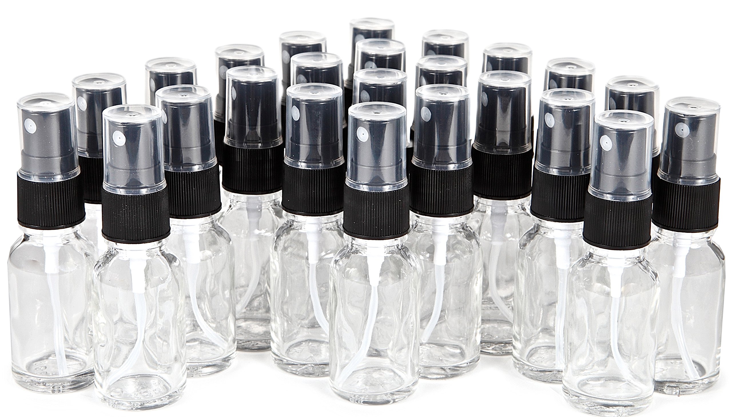 Vivaplex 24 せつ然たる 15ml (1/2薬局衡オンス) 硝子瓶 ブラックファインミストスプレー付き添い人