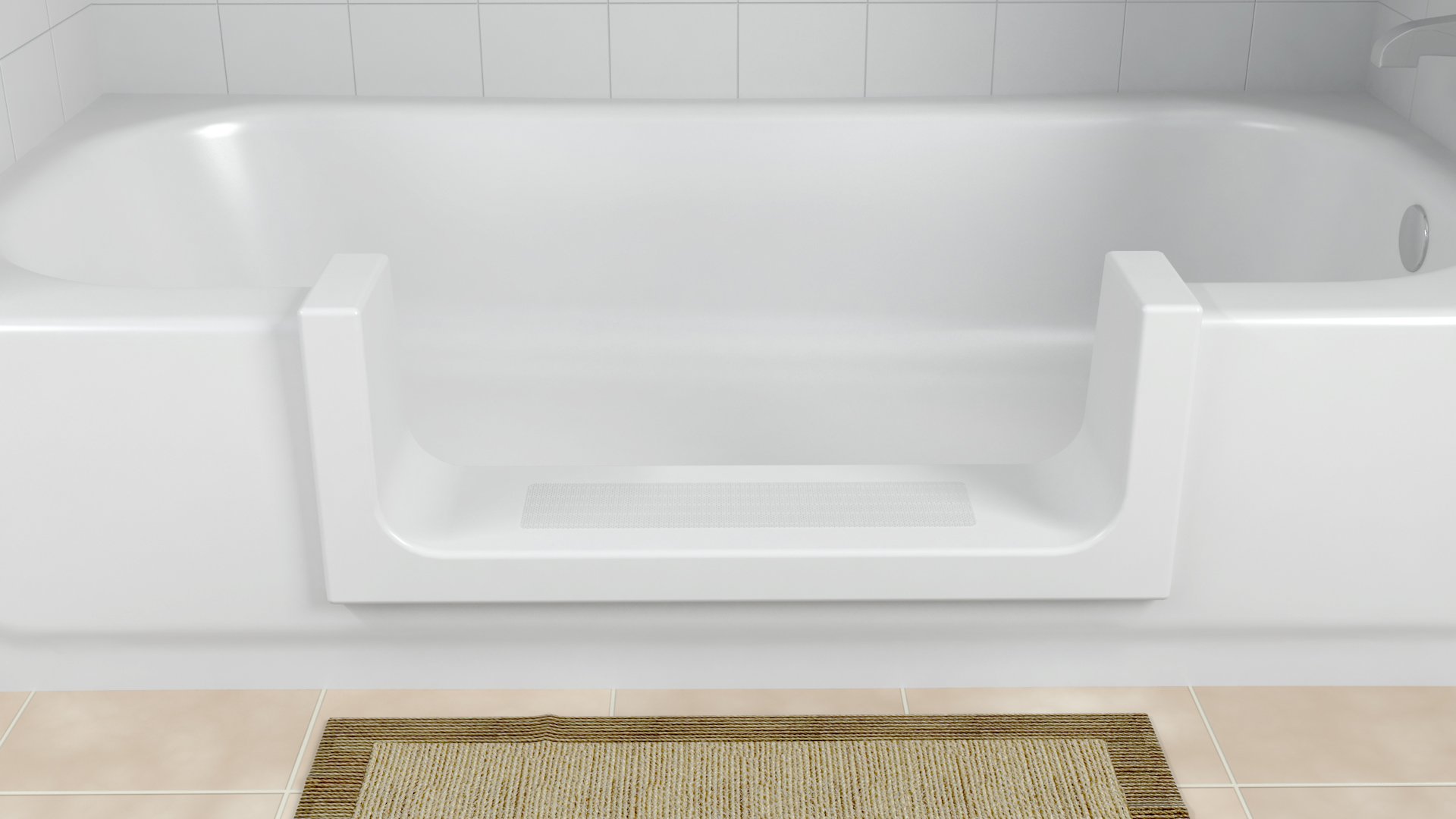 CleanCut ステップ浴槽アクセシビリティキット Lサイズ Large/Wide ホワイト S-S 86,948円