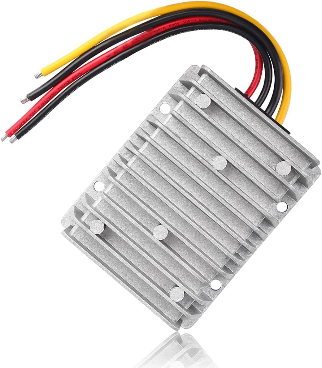 コンバーター電圧リデューサー DCからDCステップダウンバックコンバーター 12V ゴルフカート電圧レギュレータ 防水変圧器 ゴルフカート用