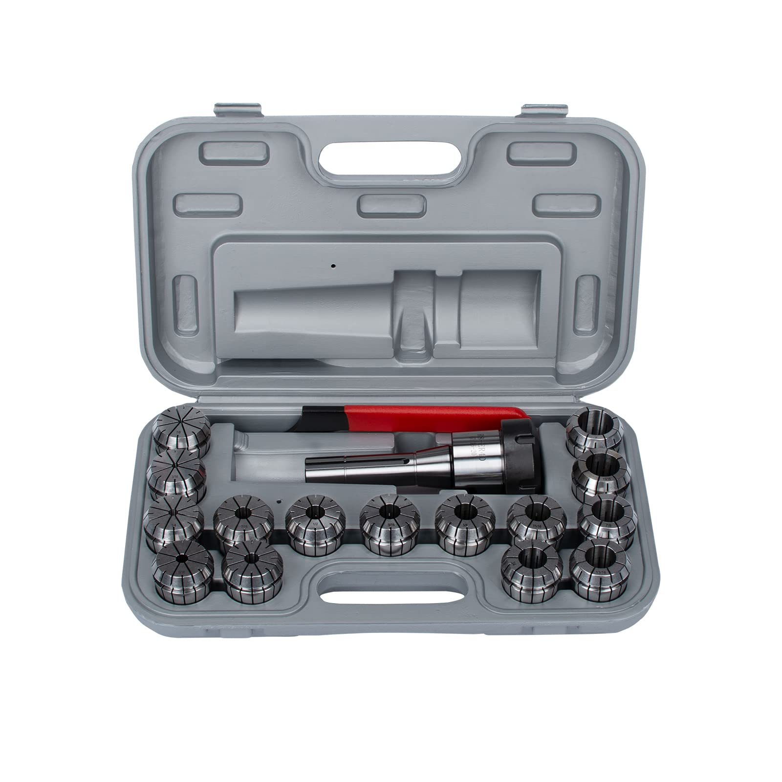 INPANOLS R8 コレットセット ER40コレット15個付き (精度0.0004インチ) R8 ER40コレットチャックセット｜いいものばかり
