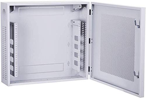高耐久 16ゲージ スチール DVR セキュリティロックボックス スイングオープントップ 24インチ x 21インチ x 7インチ (ホワイト)