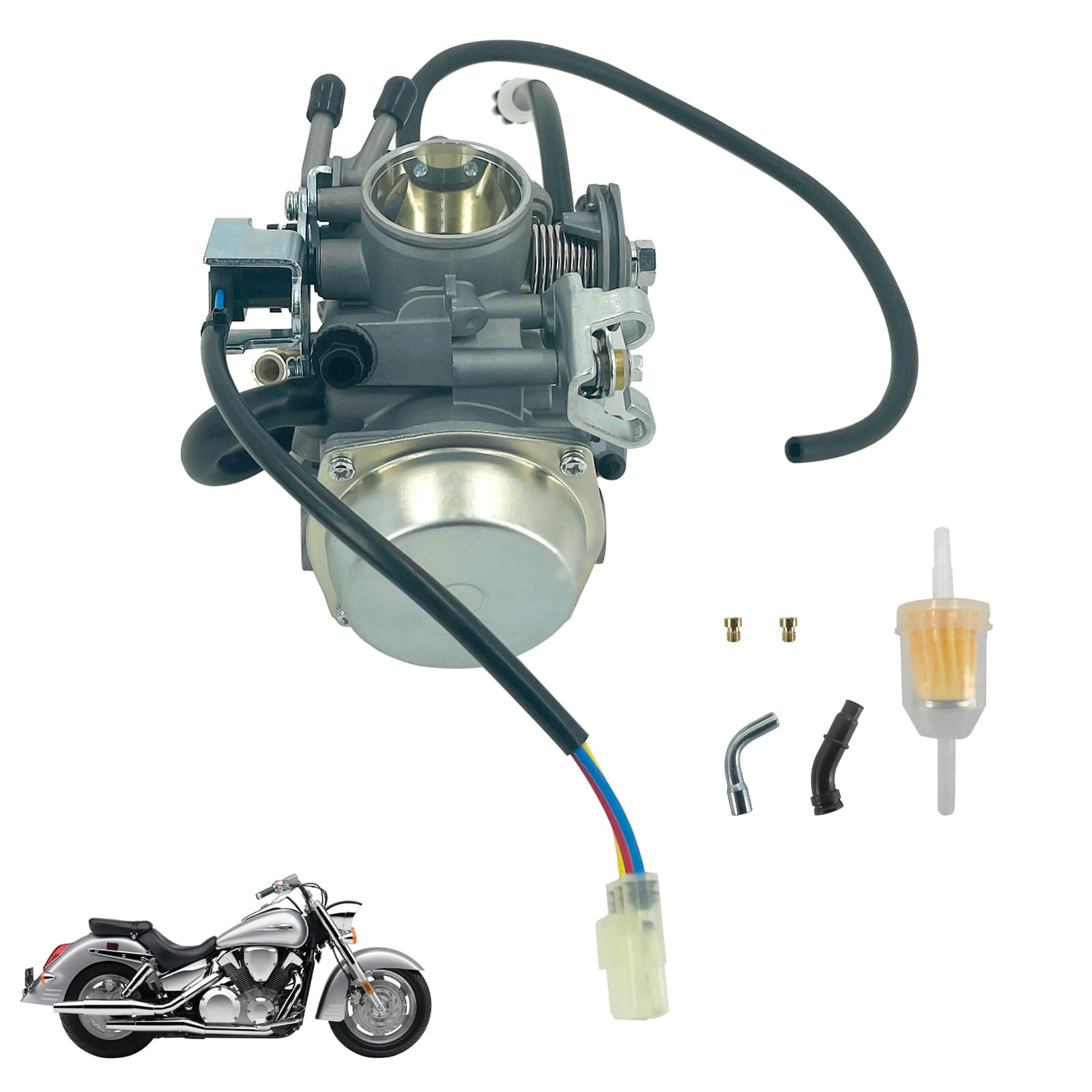 16100-MEA-901 キャブレター ホンダ VTX 1300 VTX1300C VTX1300R VTX1300S VTX1300T 取り替えっこ用 # 16100-MEA-901 16100-MEA-A51 16100-MEA-A51 16100-MEA-MEA-A51 671