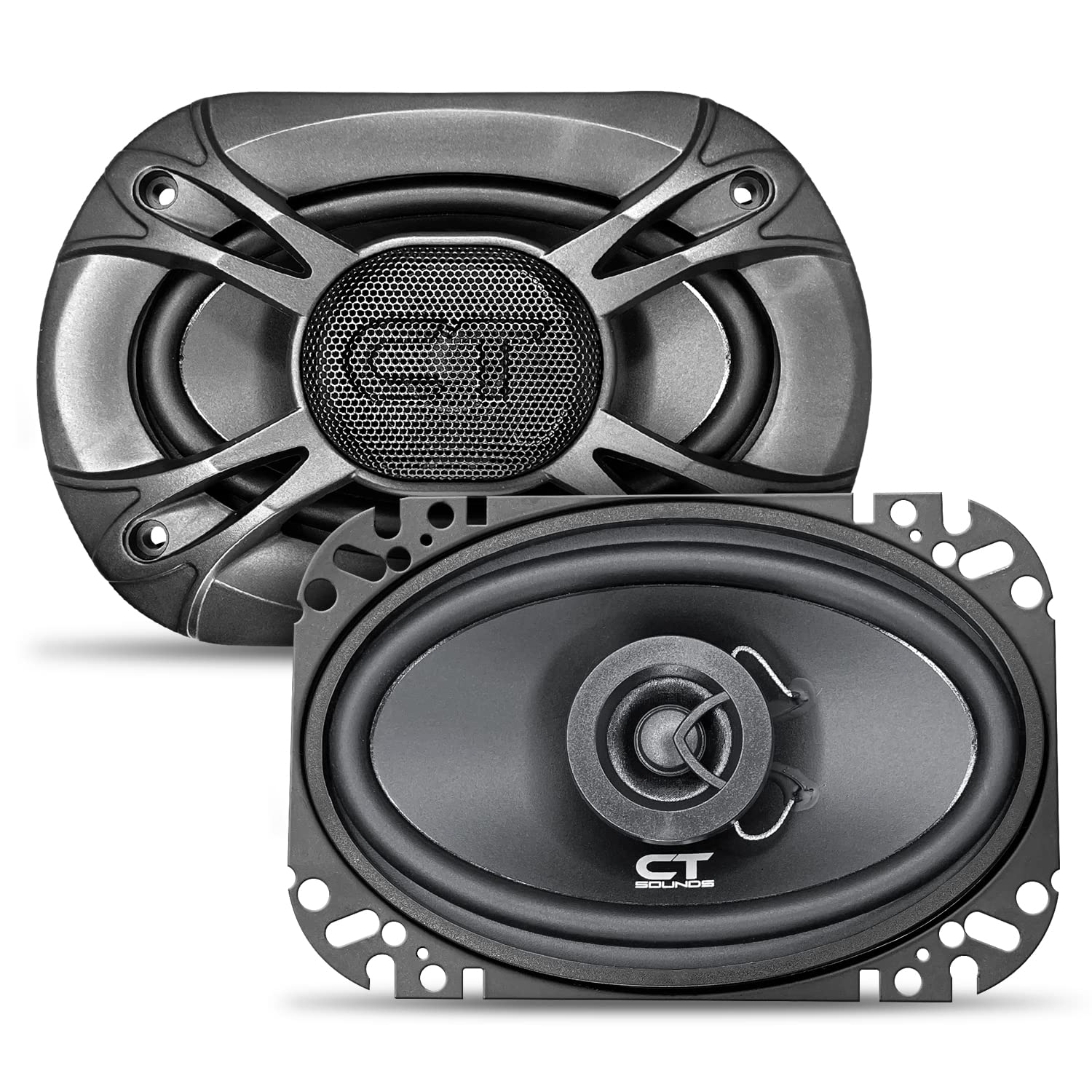 CT Sounds BIO-4X6-COX 4x6インチ 同軸カースピーカー、最大160ワット、ペア 11,621円