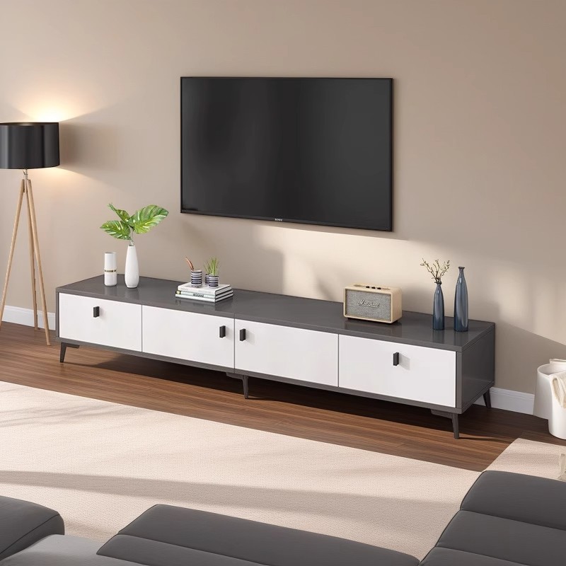 テレビ台 ローボード 伸縮 コーナー 大容量 収納棚 (木製/幅80-140cm/ナチュラル) [テレビボード TV台 TVボード テレビラック リビングボード 伸縮テレビ台 一人暮らし おしゃれ 32型 40型 42型 北欧 収納 扉付き 引き出し 組み立て 簡易]｜いいものばかり