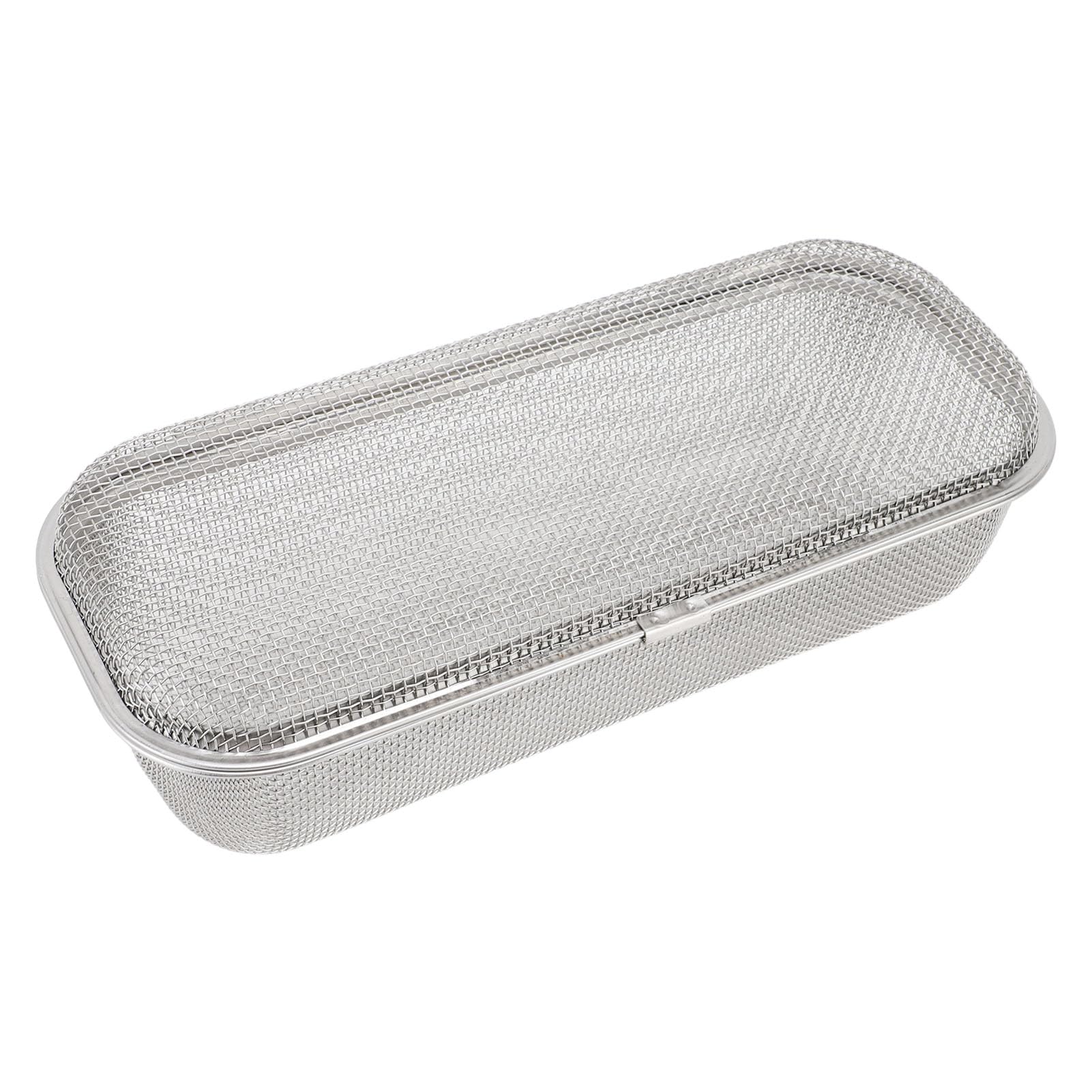 J-ouuoDishwasher Utensil Basket 304 Stainless Steel Rectangular Mesh Drain Dishwasher Silverware Holder for Chopsticks Small Items (馬鹿でかい)