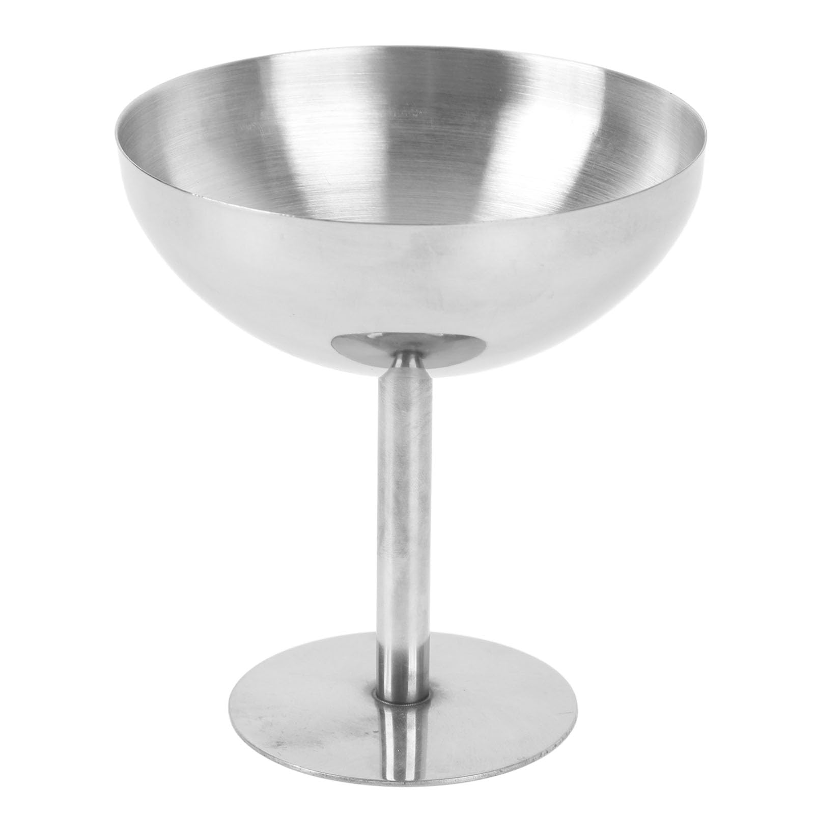 J-ouuo160ML Ice Cream Cup 304 Stainless Steel Dessert Bowl Dishwasher Safe Round Footed Cup for Salad Fruit Pudding｜いいものばかり