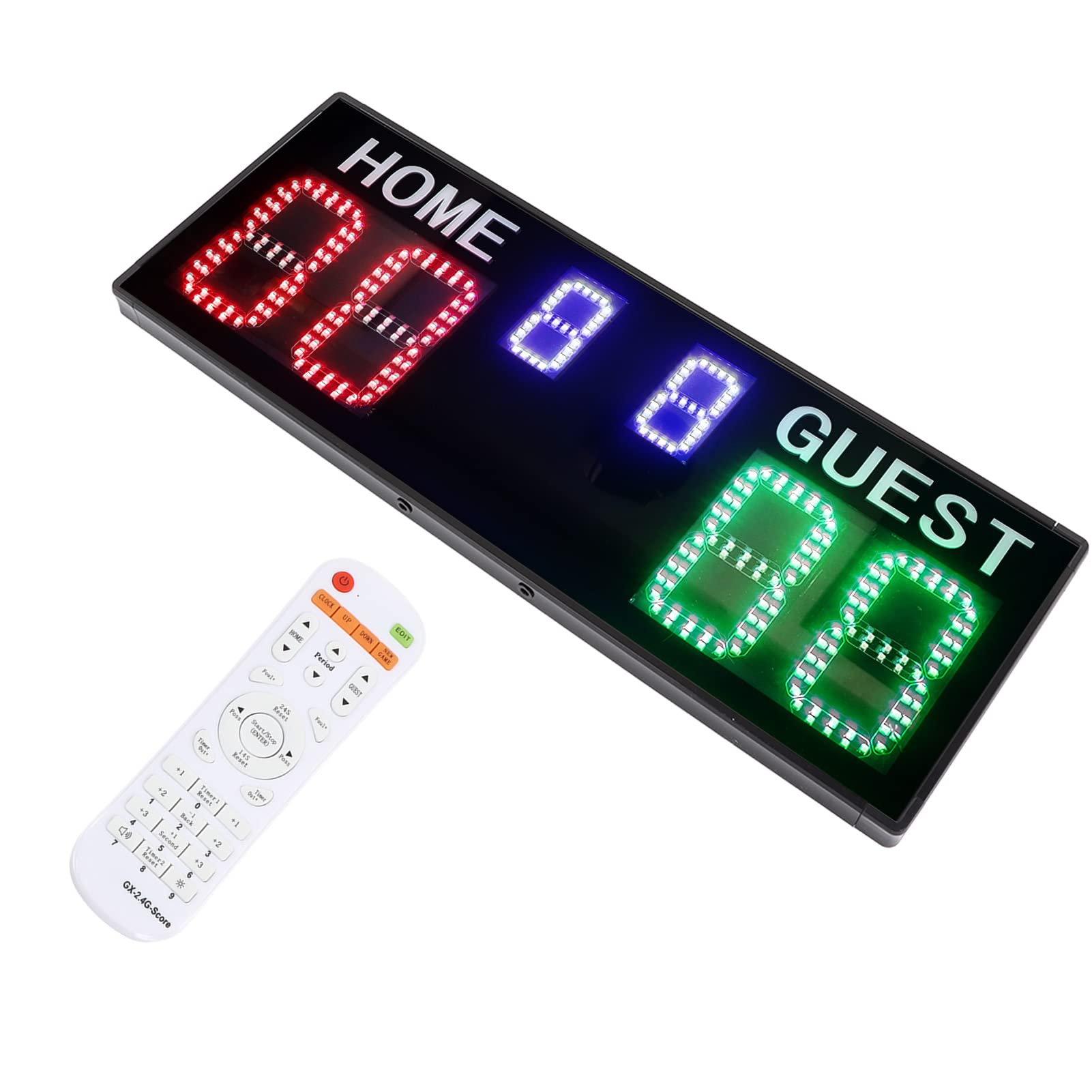 ポータブル 6桁 スコアボード LEDディスプレイ 多機能 デジタルスコアキーパー｜いいものばかり