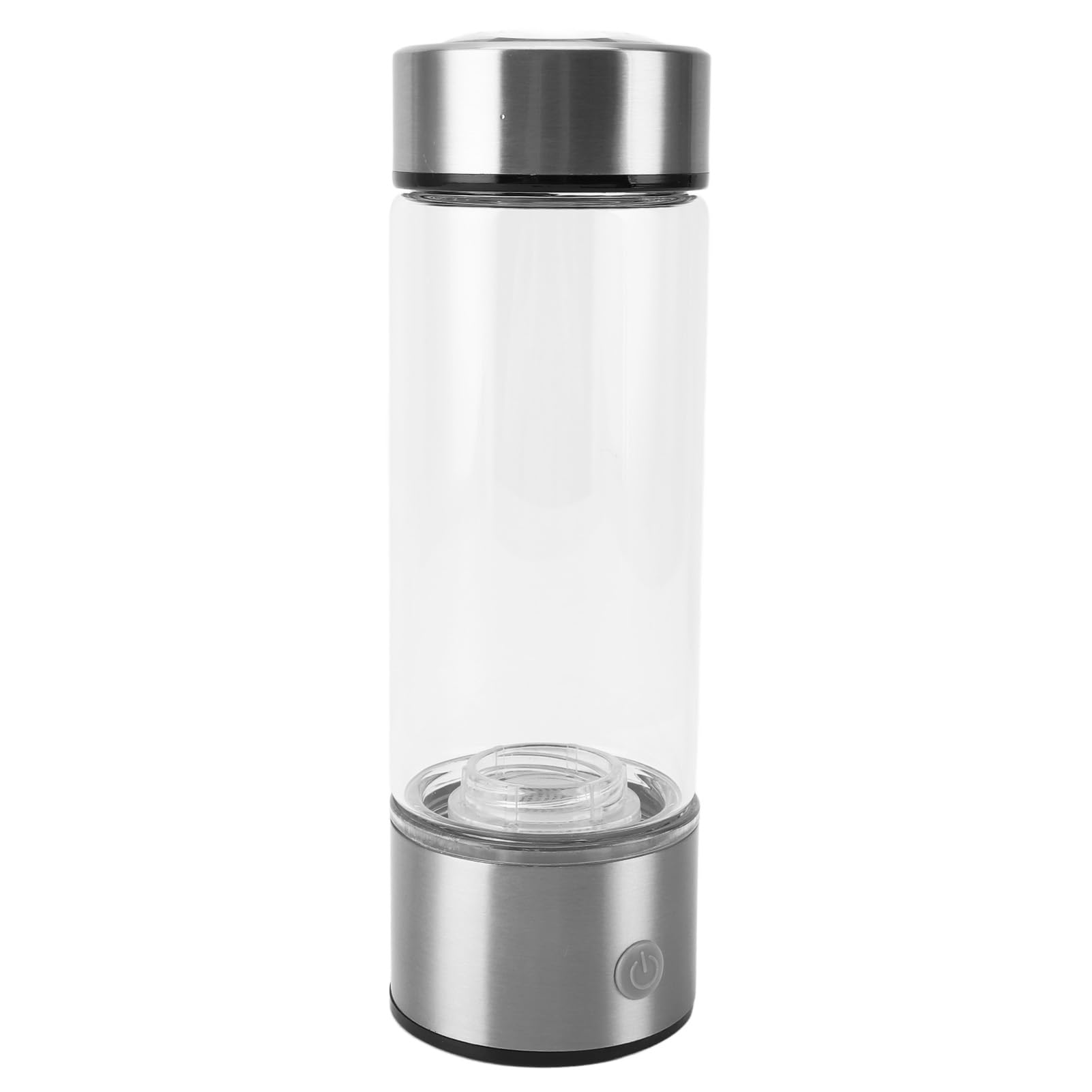 ochun 水素水ボトル、ホウケイ酸ガラス水素リッチ水生成器イオナイザーカップ 450 ミリリットルフィットネス旅行オフィス用|いいものばかり
