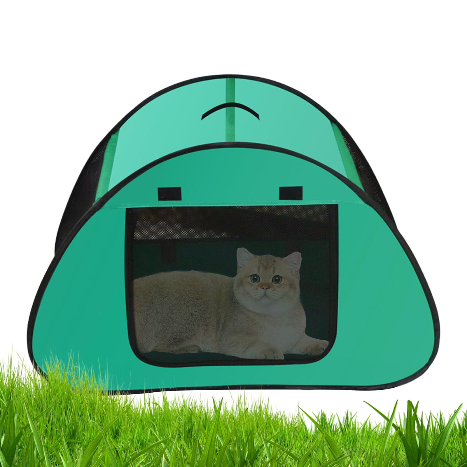 冷やかす猫住み家 - 小型犬用伏せ籠 | 持ちはこぶ可 折りたたみ 通気性 洗える 愛玩動物保護施設 屋内室外相応う 猫 犬ころ用