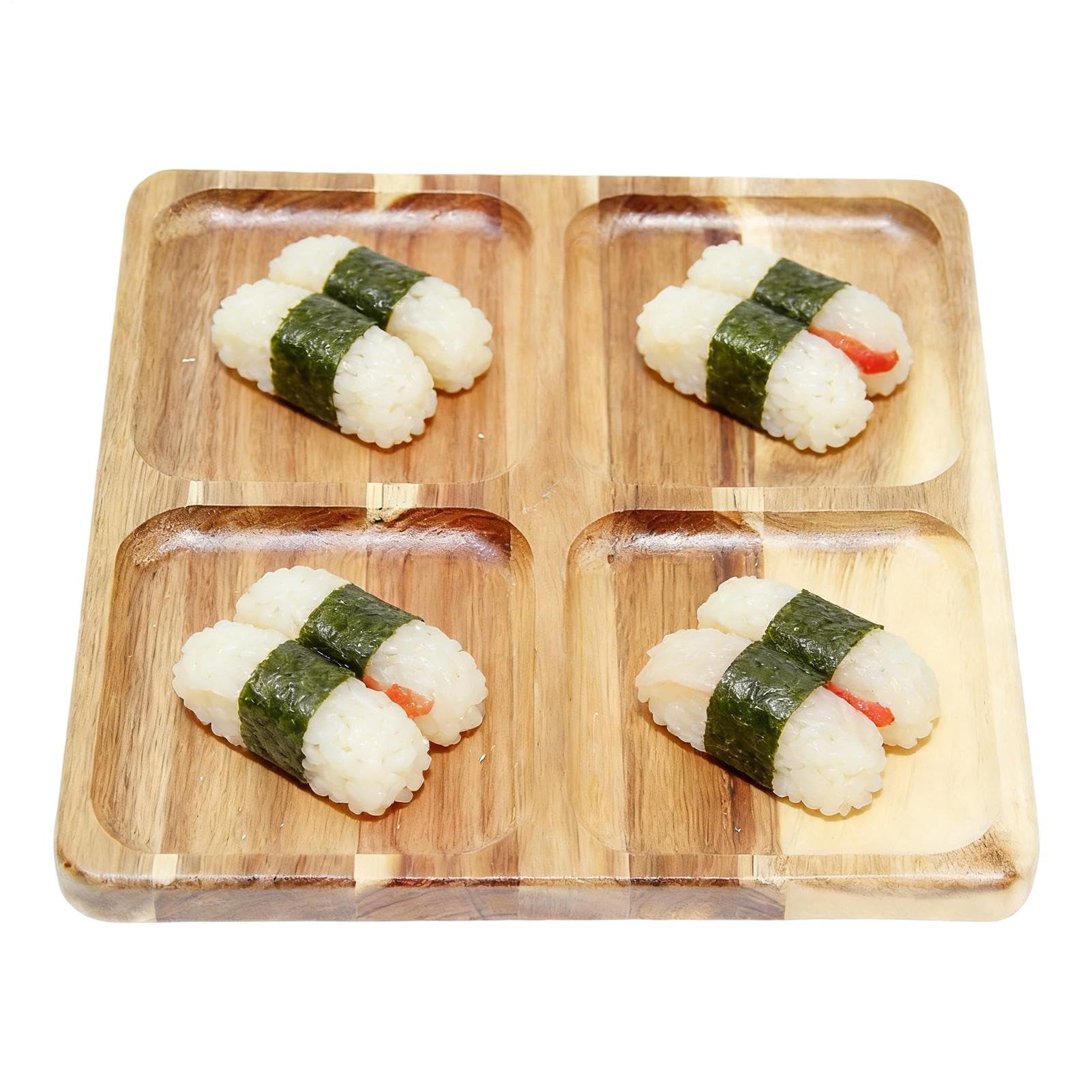 取り分ける中仕切り付き添い人サービングトレイ,木製寄り合い食器,アペタイザー・赤ちょうちん用サービングトレイ | 赤ちょうちん フルーツ 乾荒原 西洋菓子 身寄り 食べ物屋 難民キャンプ 休み日 華燭の典 用 相応う 出来事 寄り合い 難民キャンプ場 華燭の典 身寄り用