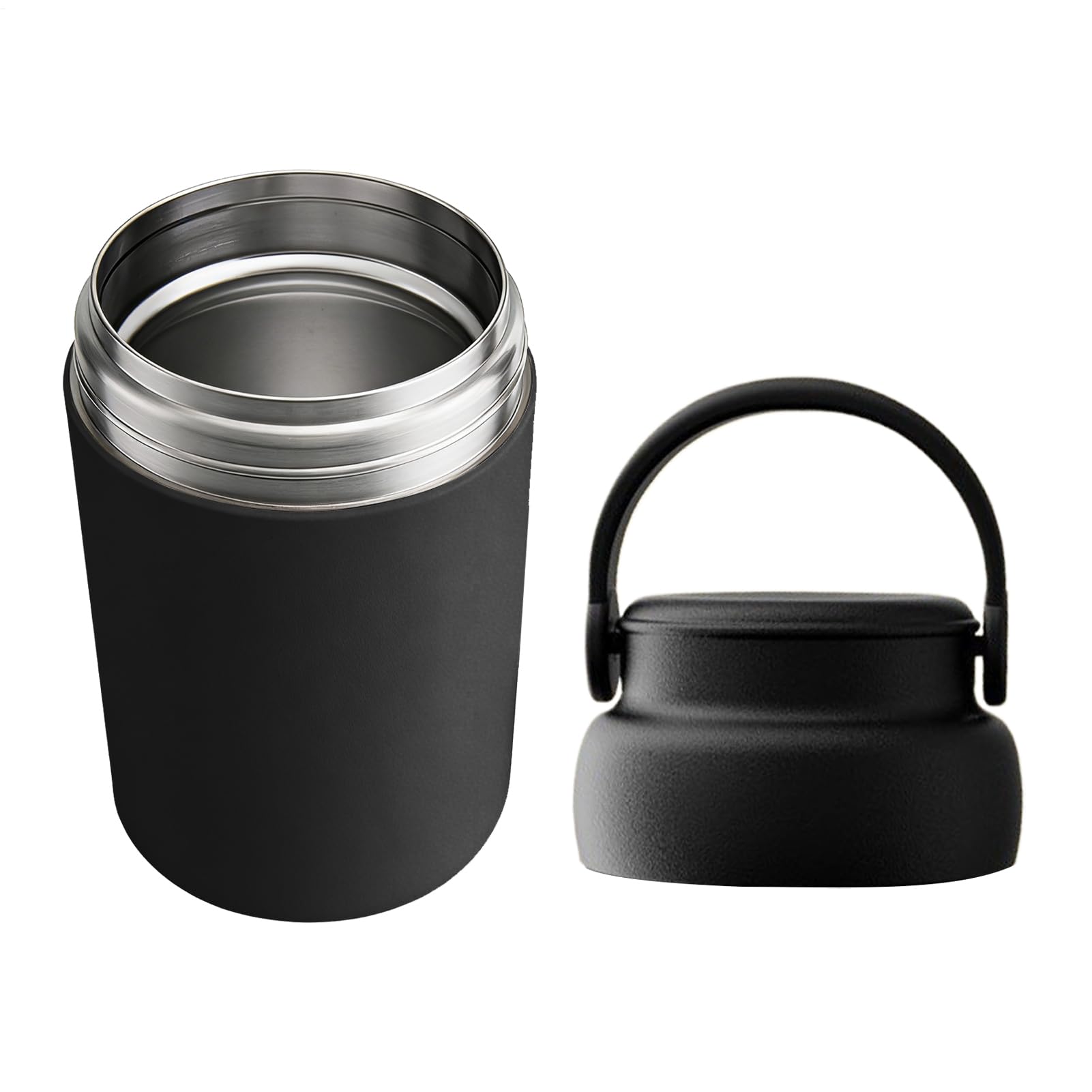 男性用ランチボックス | 600ミリリットル 漏れ防止 ステンレス鋼 - ランチ 用 保温 食品 容器 - 大人 子供 仕事 学校 キャンプ ピクニック 旅行 サラダ スープ フルーツ ご飯 食事 用｜いいものばかり