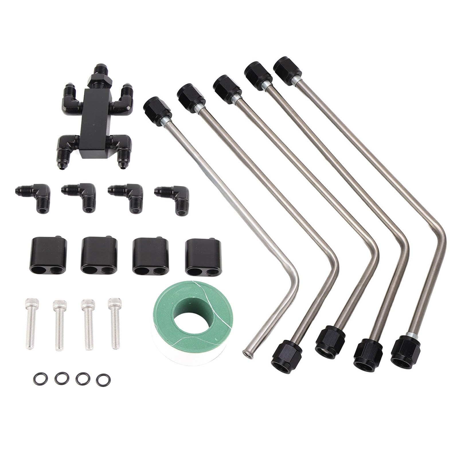 完全なクーラントクロスオーバー蒸気ベントキット、ステンレス製LSエンジン冷却ソリューション、LS1・LS2・LS3・LS6・LS7・LSXエンジン用のコーナーポート付きCNCアルミマニフォールド|いいものばかり