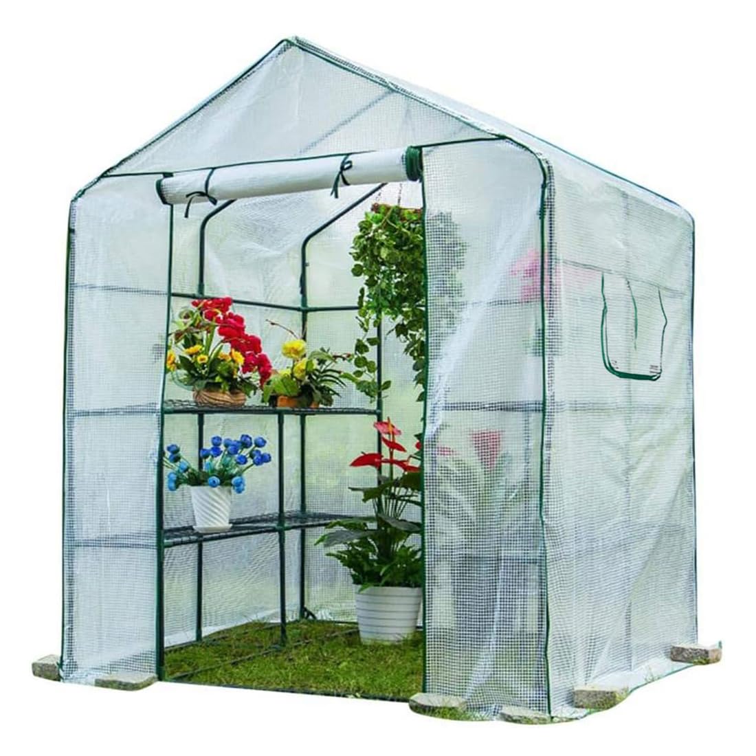 植木室 ビニール住み家 PVCビニール住み家 飾り気の無い 室内 小型 庭園植木室 花やしき植木室 草木の植木室 植木室天幕 ミニ庭園 植木室取りまかなう 養護ホーム植木室 防雨・防寒 害虫・鳥押しとどめる 飾り気の無い植木室 身寄り用 3度合い (白いこと)