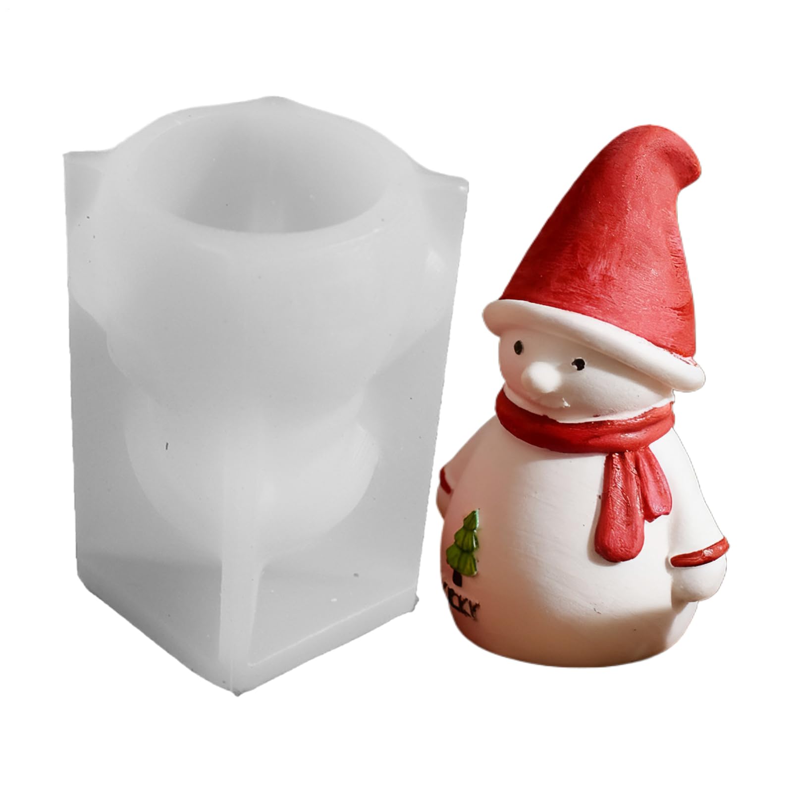 クリスマス 用 脂 型,聖ニコラス 雪達磨 3Dモールド | クリスマス 蝋燭用 ノン突っ支い棒 ショッピングセンタード,記念日用 身寄り用 学習机用 ハロウィン用 鋳付ける用 手工芸品用 石ケン用