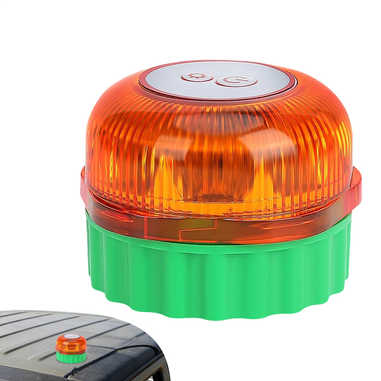 カーストロボライト | 磁気式自動車安全対策用品 | LED車用点滅ライト,ドライバー トラック セダン 日常通勤 ロードトリップ 夜間走行 キャンプ 駐車場 交通整理向け｜いいものばかり