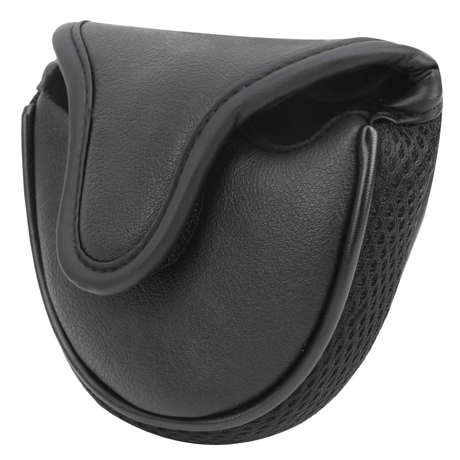 ochun ゴルフパターヘッドカバー ひな型 ゴルフ野球クラブ用面ジッパー 防御すること付属品 従業員排他的権利 PUなめし革+ナイロンメッシュ