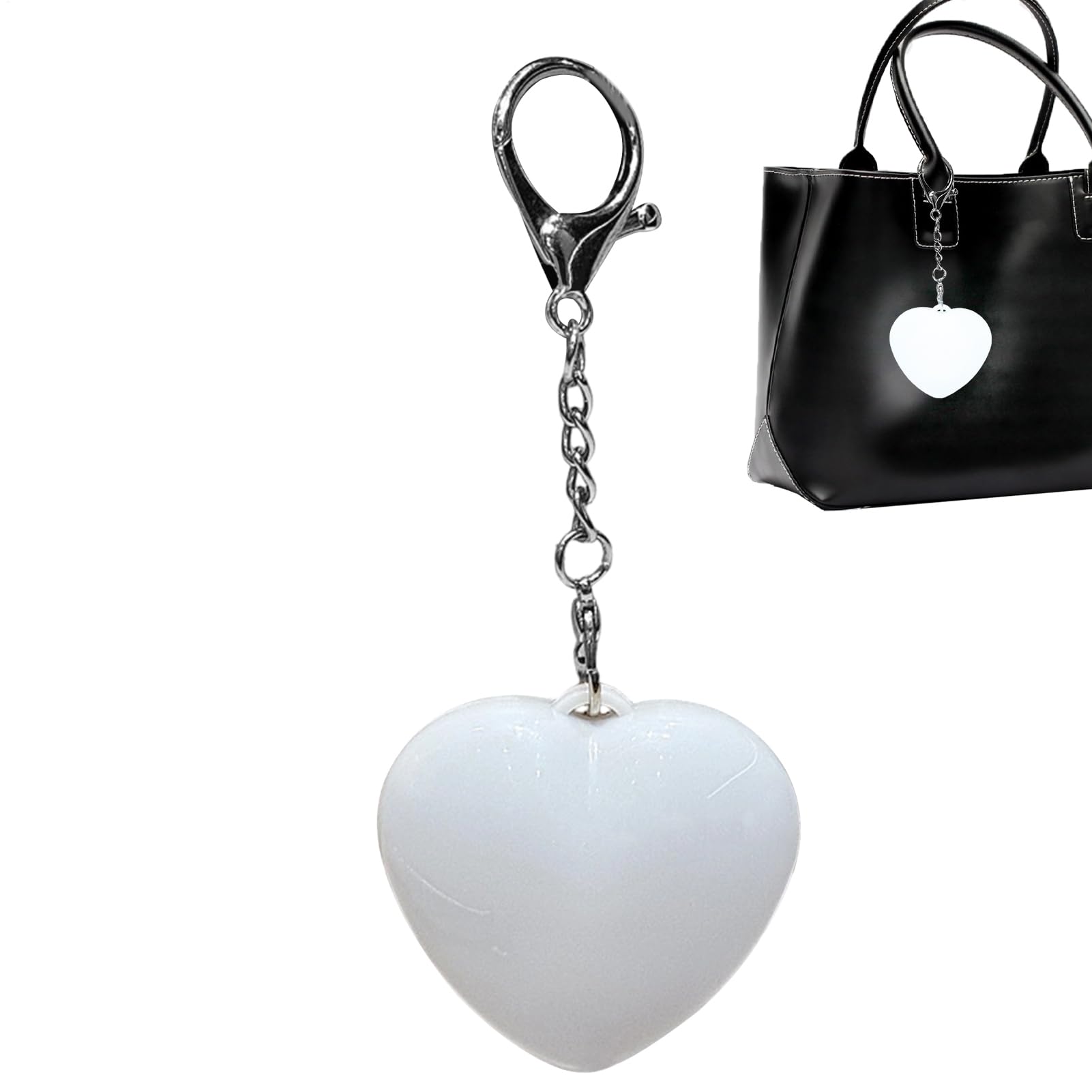Purse Light | 4個入り口・入口 可愛らしい タッチセンサー キーホルダー | ハート形型 ハンドバック照明ランプ 御徒面子ともし火 - バレンタイン クリスマス 生まれ落ちる日 会う約束 夜の出かける トートバッグ 紙入れ 成人女性 うしろ帯向け